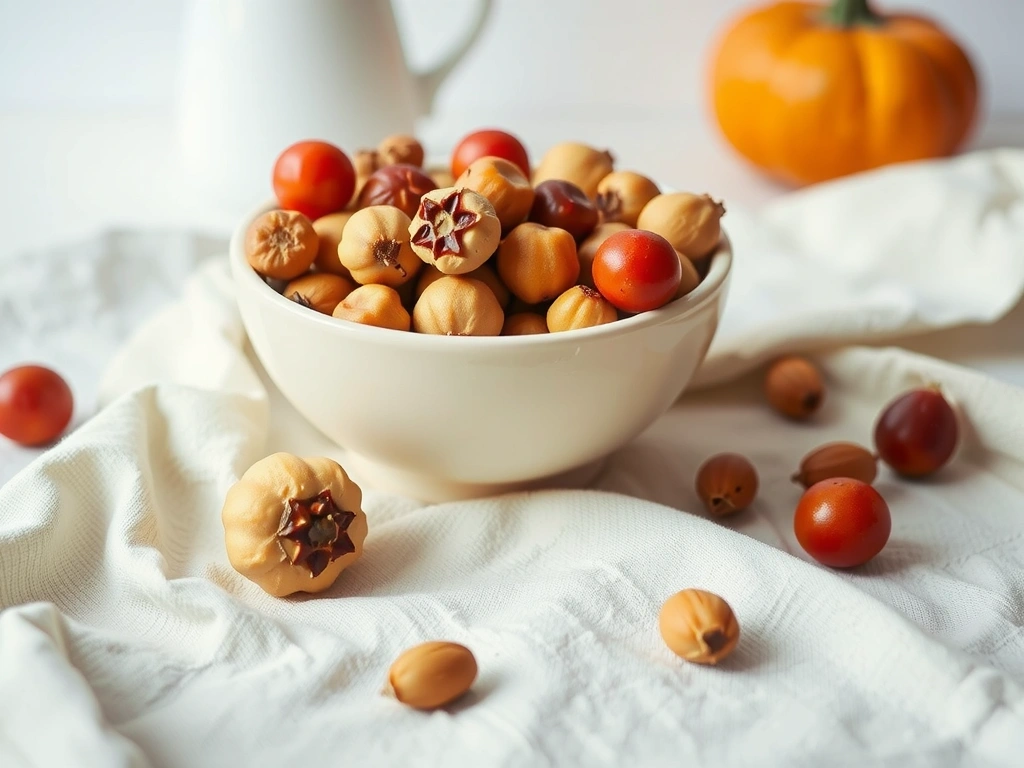 Elegante Lebensmittelpräsentation